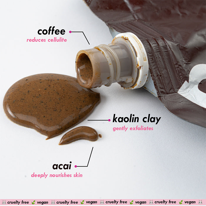 Coffee & Love Body Scrub - Crushed Coffee and Cocoa Beans